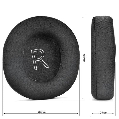 For Microsoft Xbox Series Gaming Headset 1pair Ear Cushion Covers Replacement Ear Pads(Football Net Black) - Earmuff & Pad by buy2fix | Online Shopping UK | buy2fix