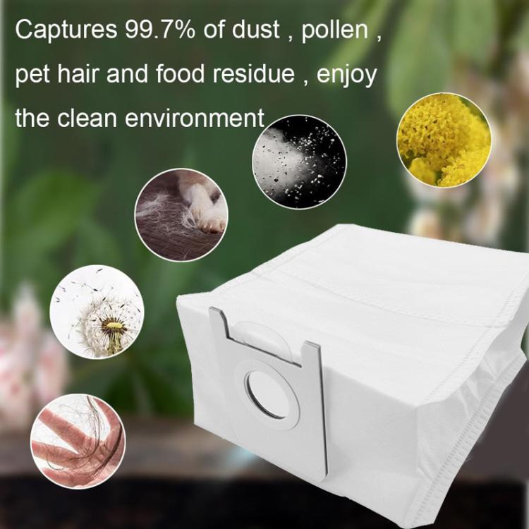 For ROIDMI EVE Plus Robot Vacuum 3pcs/Pack Dust Bag Replacement Parts(White) - For Xiaomi Accessories by buy2fix | Online Shopping UK | buy2fix