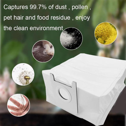 For ROIDMI EVE Plus Robot Vacuum 3pcs/Pack Dust Bag Replacement Parts(White) - For Xiaomi Accessories by buy2fix | Online Shopping UK | buy2fix