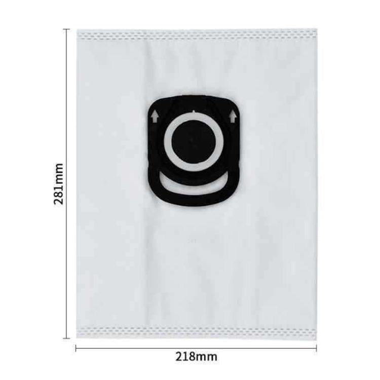 5pcs /Pack Dust Bag For Rowenta ZR200540 / ZR200520 / ZR200720 Vacuum Cleaner(White) - Other Accessories by buy2fix | Online Shopping UK | buy2fix
