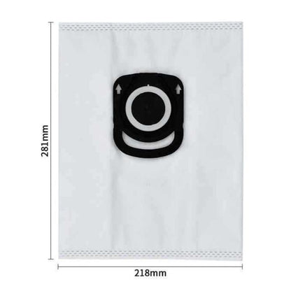 5pcs /Pack Dust Bag For Rowenta ZR200540 / ZR200520 / ZR200720 Vacuum Cleaner(White) - Other Accessories by buy2fix | Online Shopping UK | buy2fix