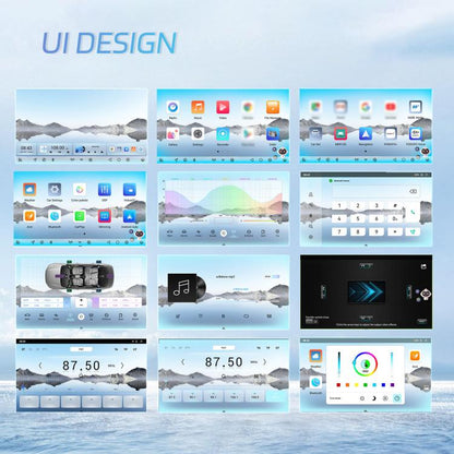 7 Inch 4+64G WiFi Version Dual Butt Universal Bluetooth Wireless Carplay Car Navigation Center Control, Spec: Standard+AHD+Mic - Car MP3 & MP4 & MP5 by buy2fix | Online Shopping UK | buy2fix