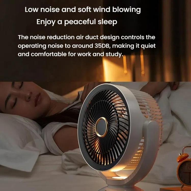 USB Air Circulation Fan Office Desktop Small Fan, Style: Rechargeable - Electric Fans by buy2fix | Online Shopping UK | buy2fix