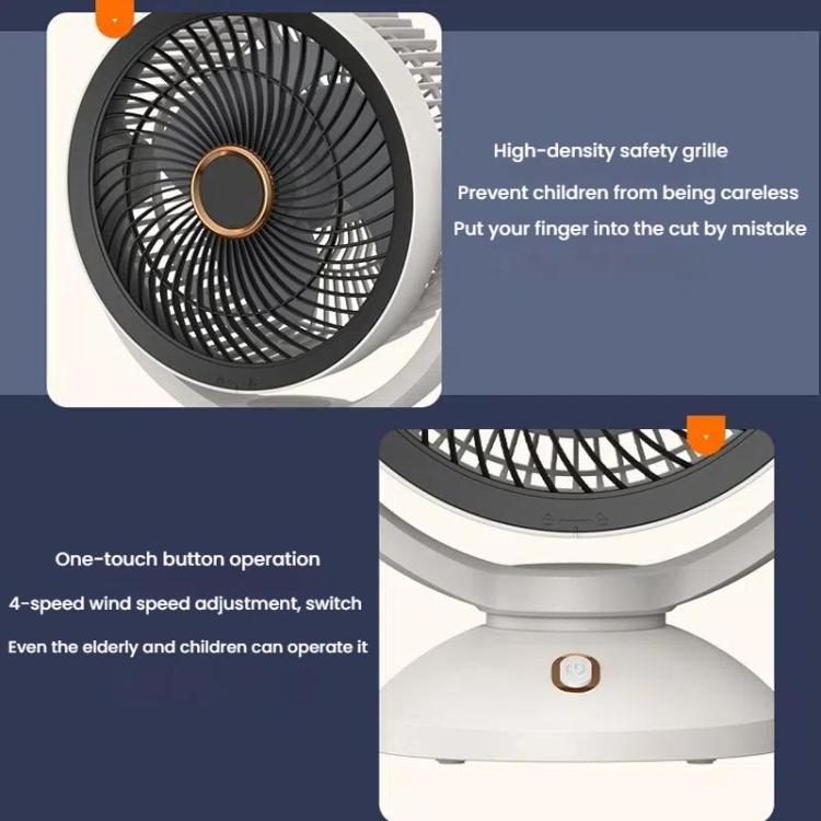 USB Air Circulation Fan Office Desktop Small Fan, Style: USB Plug - Electric Fans by buy2fix | Online Shopping UK | buy2fix