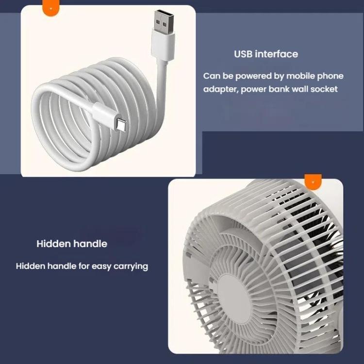 USB Air Circulation Fan Office Desktop Small Fan, Style: USB Plug - Electric Fans by buy2fix | Online Shopping UK | buy2fix