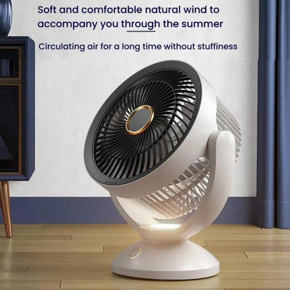 USB Air Circulation Fan Office Desktop Small Fan, Style: Rechargeable - Electric Fans by buy2fix | Online Shopping UK | buy2fix
