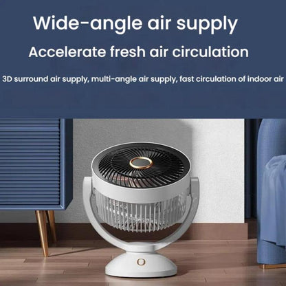 USB Air Circulation Fan Office Desktop Small Fan, Style: Rechargeable - Electric Fans by buy2fix | Online Shopping UK | buy2fix
