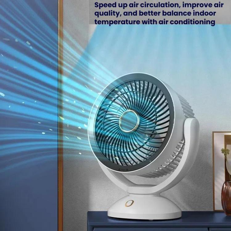 USB Air Circulation Fan Office Desktop Small Fan, Style: Rechargeable - Electric Fans by buy2fix | Online Shopping UK | buy2fix
