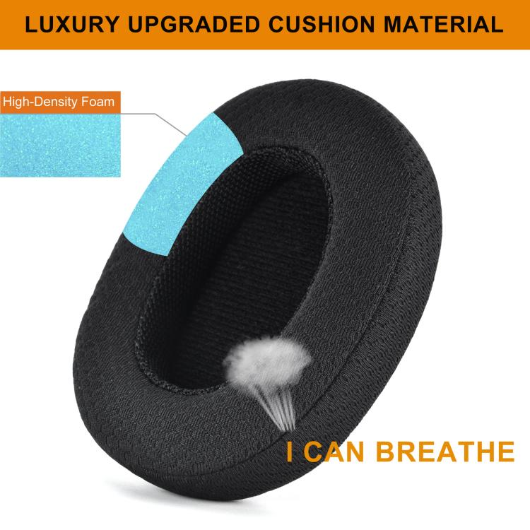 1pair Ear Cushions For Sennheiser HD 4.50BT, HD 4.50, HD 4.50BTNC, HD 4.50SE, HD 4.40BT, HD 4.30G, HD 4.20S, HD 458BT, HD 450, HD 450BT, HD 400S, HD 350BT(Football Net Black) - Earmuff & Pad by buy2fix | Online Shopping UK | buy2fix