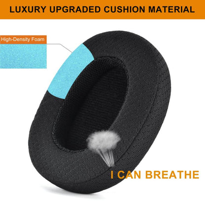 1pair Ear Cushions For Sennheiser HD 4.50BT, HD 4.50, HD 4.50BTNC, HD 4.50SE, HD 4.40BT, HD 4.30G, HD 4.20S, HD 458BT, HD 450, HD 450BT, HD 400S, HD 350BT(Football Net Black) - Earmuff & Pad by buy2fix | Online Shopping UK | buy2fix