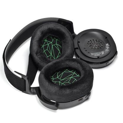 1pair Ear Pads for SteelSeries Arctis Prime 1/3/5/7/9/9x/Pro Headphones(Green Line) - Earmuff & Pad by buy2fix | Online Shopping UK | buy2fix