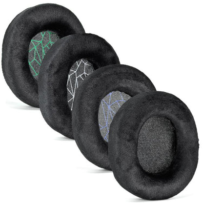 1pair Ear Pads for SteelSeries Arctis Prime 1/3/5/7/9/9x/Pro Headphones(Full Black) - Earmuff & Pad by buy2fix | Online Shopping UK | buy2fix