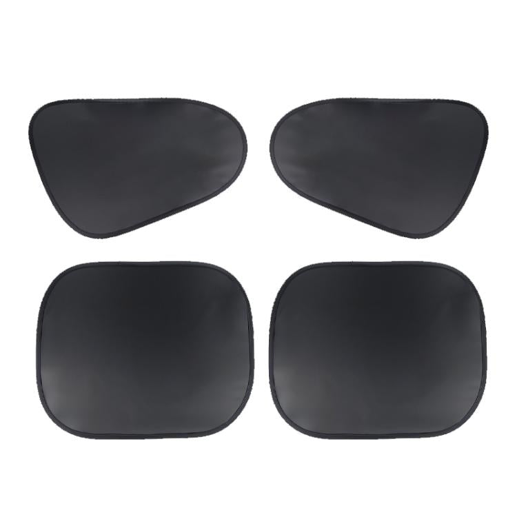4pcs /Set SUITU ST-2414 Car Vinyl Static Film Adsorption Sunshade Sunscreen Heat Insulation Sunblinds - Sound & Heat Insulation Cotton by SUITU | Online Shopping UK | buy2fix