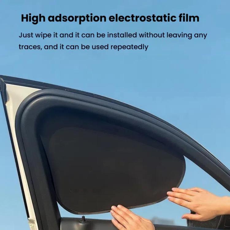 4pcs /Set SUITU ST-2414 Car Vinyl Static Film Adsorption Sunshade Sunscreen Heat Insulation Sunblinds - Sound & Heat Insulation Cotton by SUITU | Online Shopping UK | buy2fix