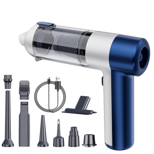 SUITU ST-6692Plus Car Power Suction Vacuum Cleaner Household Handheld Small Vacuum Cleaner(White Blue)