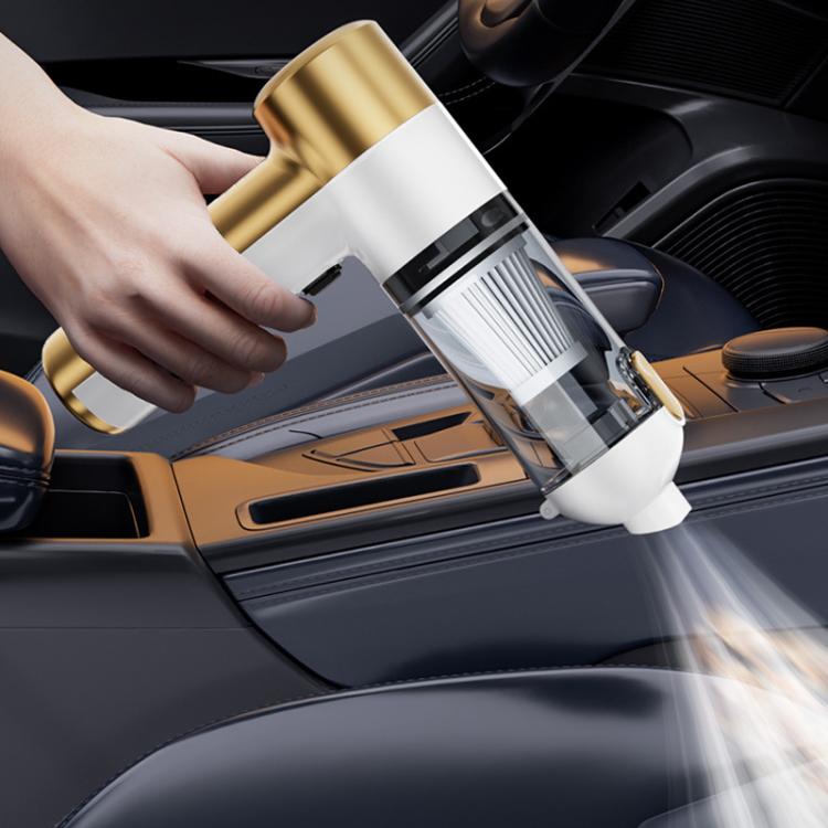 SUITU ST-6692Plus Car Power Suction Vacuum Cleaner Household Handheld Small Vacuum Cleaner(White Blue) - Vacuum Cleaner by SUITU | Online Shopping UK | buy2fix