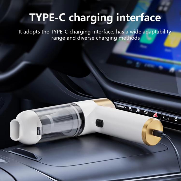 SUITU ST-6692Plus Car Power Suction Vacuum Cleaner Household Handheld Small Vacuum Cleaner(White Blue) - Vacuum Cleaner by SUITU | Online Shopping UK | buy2fix