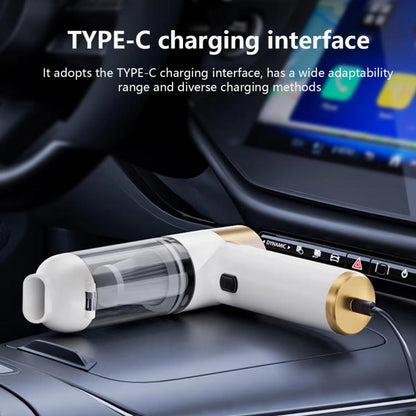 SUITU ST-6692Plus Car Power Suction Vacuum Cleaner Household Handheld Small Vacuum Cleaner(White Blue) - Vacuum Cleaner by SUITU | Online Shopping UK | buy2fix