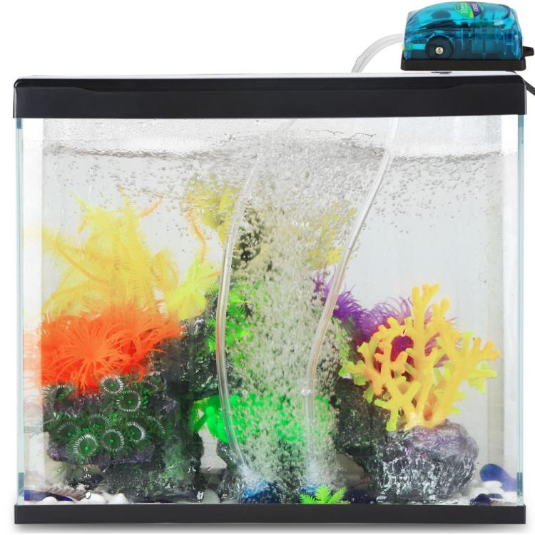 SOBO SB-348A 5W Double-hole 220-240V Transparent Ultra-Quiet Aquarium Air Pump - Air Pumps by SOBO | Online Shopping UK | buy2fix