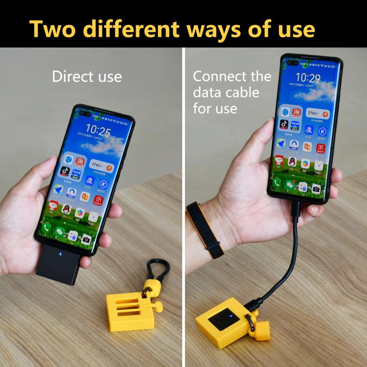 M.2 2230 NVMe Solid State Drive Enclosure 10Gbps Portable External Enclosure(Yellow) - HDD Enclosure by buy2fix | Online Shopping UK | buy2fix