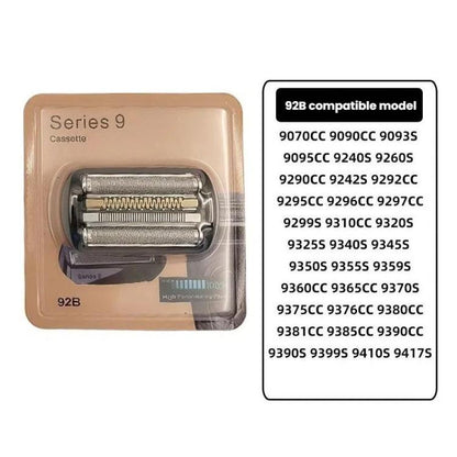 For Braun 9 Series Razor Head Assemblies, Style: 92B Gold - Shavers Parts by buy2fix | Online Shopping UK | buy2fix