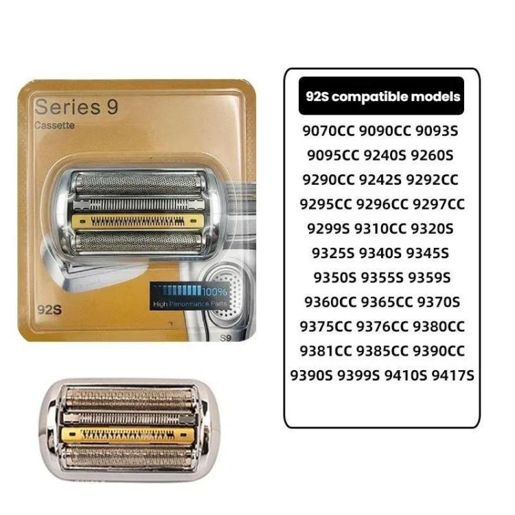 For Braun 9 Series Razor Head Assemblies, Style: 92S Original Gold - Shavers Parts by buy2fix | Online Shopping UK | buy2fix