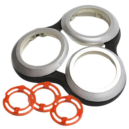 SH90 Replacement Shaver Heads For Philips S7000/S9000/S8000/S6000/RQ1150 Series Electric Razors(Black) - Shavers Parts by buy2fix | Online Shopping UK | buy2fix