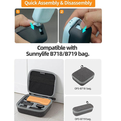 For DJI Osmo Pocket 3 Sunnylife OP3-K990 Protective Cover Body Filter Storage Top Cover Protective Case(Yellow) - Case & Bags by Sunnylife | Online Shopping UK | buy2fix