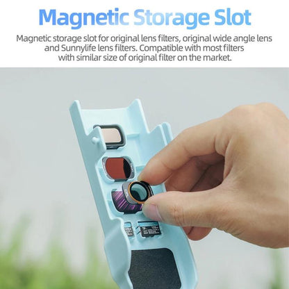 For DJI Osmo Pocket 3 Sunnylife OP3-K990 Protective Cover Body Filter Storage Top Cover Protective Case(Blue) - Case & Bags by Sunnylife | Online Shopping UK | buy2fix