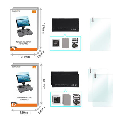 Sunnylife BHM02 2pcs For DJI RC PRO 2 / Mavic 4 Pro Tempered Glass Screen Protector Explosion-proof Protective Film - Others by Sunnylife | Online Shopping UK | buy2fix