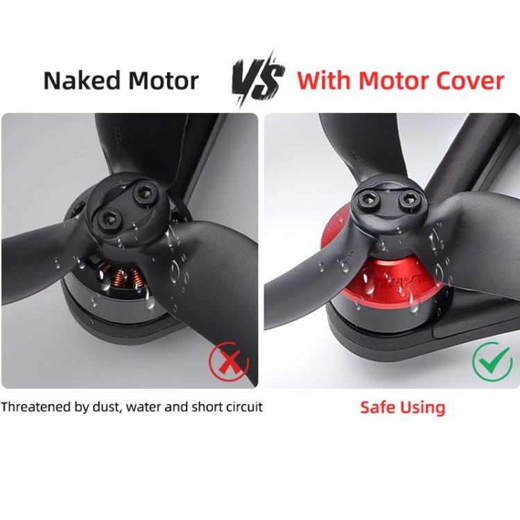 For DJI Avata 2 Sunnylife AT2-MD787 Motor Anti-dust Cover Aluminum Alloy Motor Protection Cover(Red) - Other by Sunnylife | Online Shopping UK | buy2fix