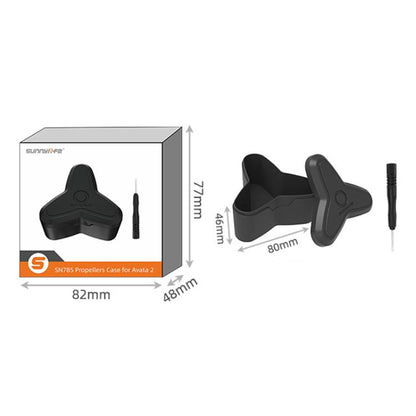 For DJI Avata 2 Sunnylife AT2-SN785 Paddle Blade Storage Box(Black) - Cases & Bags by Sunnylife | Online Shopping UK | buy2fix