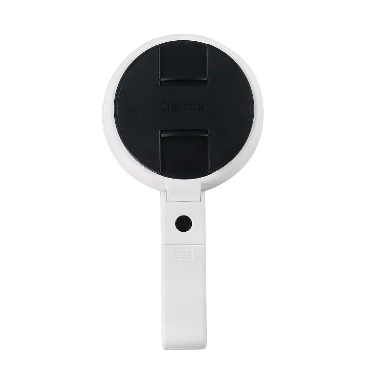 90mm 10X Foldable Handheld Magnifying Glass With 8 LED Lights - Hand Held Style by buy2fix | Online Shopping UK | buy2fix