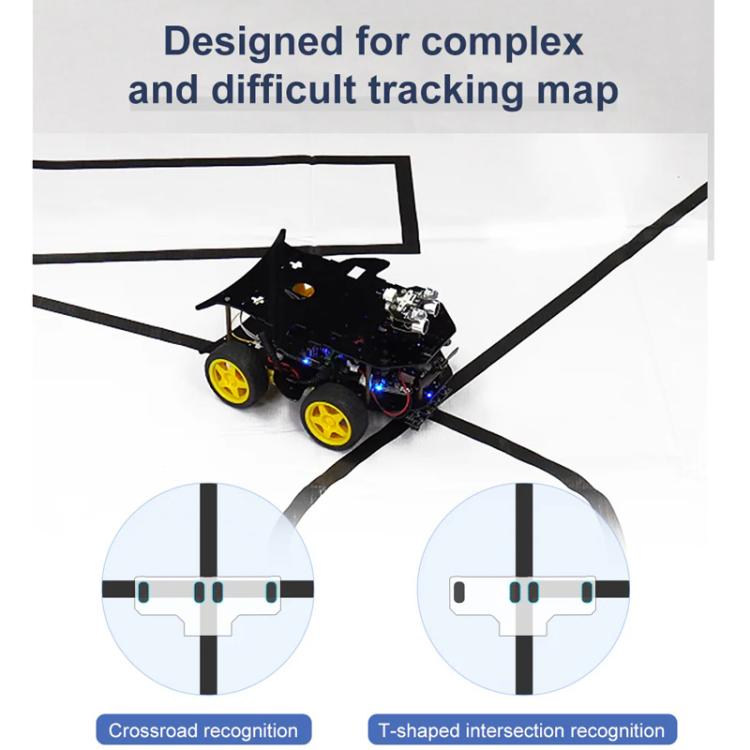 Yahboom 4 Channel Infrared Tracking Sensor Module For Smart Car Robot, Spec: Module+DuPont Cable - Sensor Module by Yahboom | Online Shopping UK | buy2fix