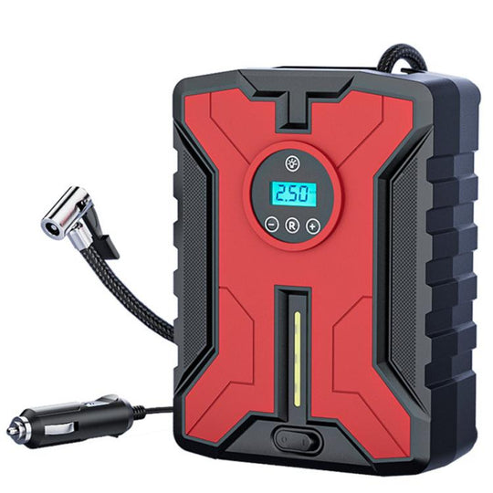 SUITU ST-929ASX 19-cylinder Wired Digital Display Car Air Pump Portable High-Pressure Automatic Air Pump(Black Red)