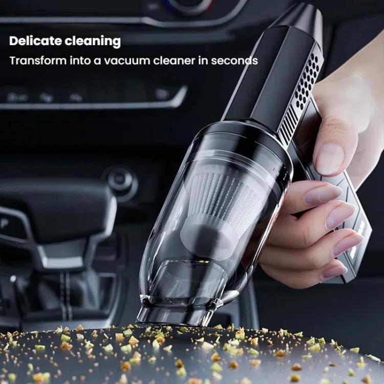 SUITU ST-8113 Outdoor Turbine Fan Home Lithium-ion Dust Blower Handheld Hair Dryer, Style: Blower+Vacuum Cleaner Black - Electric Fans by SUITU | Online Shopping UK | buy2fix