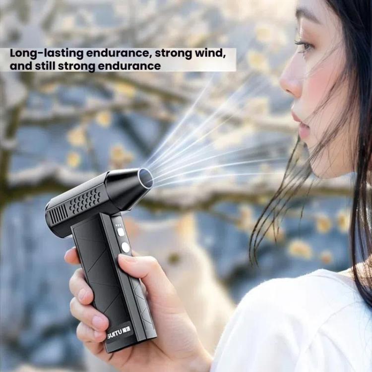 SUITU ST-8113 Outdoor Turbine Fan Home Lithium-ion Dust Blower Handheld Hair Dryer, Style: Blower Black - Electric Fans by SUITU | Online Shopping UK | buy2fix