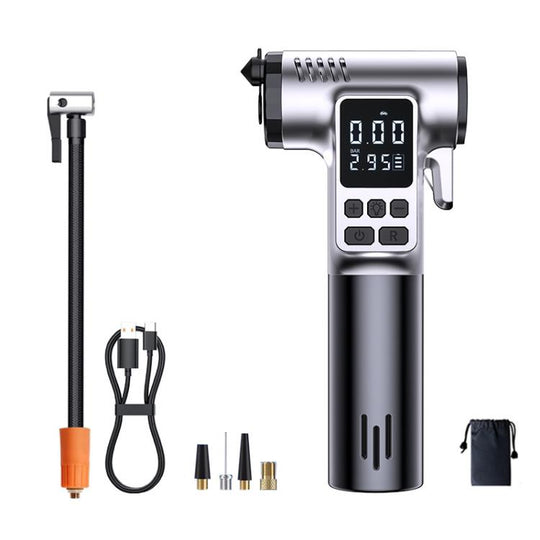 SUITU ST-5529 Car Air Pump With Window Breaker Cutting Tool Electric Portable Air Pump