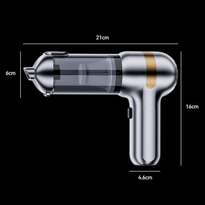 SUITU ST-6665 Pro Car Wireless Vacuum Cleaner High Power Portable Mini Handheld Blower Vacuum Cleaner, Color: Silver Gold - Vacuum Cleaner by SUITU | Online Shopping UK | buy2fix