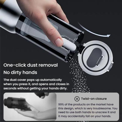 SUITU ST-6665 Pro Car Wireless Vacuum Cleaner High Power Portable Mini Handheld Blower Vacuum Cleaner, Color: Silver Gold - Vacuum Cleaner by SUITU | Online Shopping UK | buy2fix