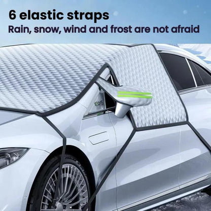 SUITU ST-4022 Car Front Windscreen Anti-Frost Sunshade Cover Winter Snow Cover(Silver+Black) - Window Foils & Solar Protection by SUITU | Online Shopping UK | buy2fix