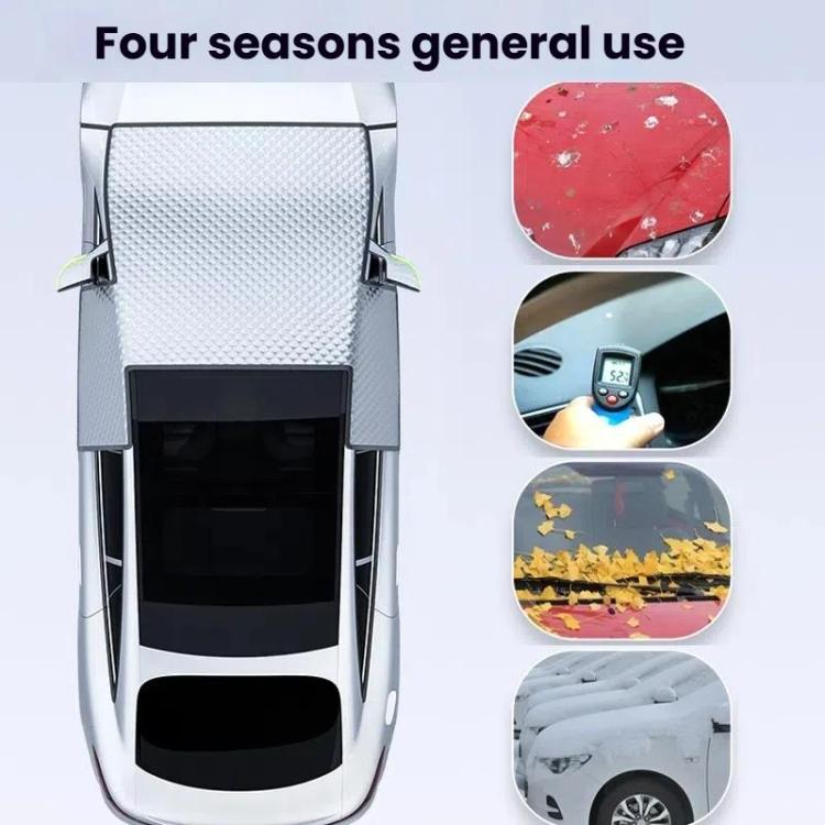 SUITU ST-4022 Car Front Windscreen Anti-Frost Sunshade Cover Winter Snow Cover(Black) - Window Foils & Solar Protection by SUITU | Online Shopping UK | buy2fix
