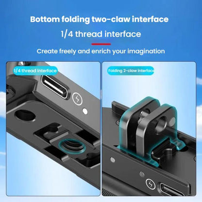 For Insta360 GO 3 / 3S HEPAIL AC69 Aluminium Alloy Quick-Release Charging Base - Mount & Holder by HEPAIL | Online Shopping UK | buy2fix