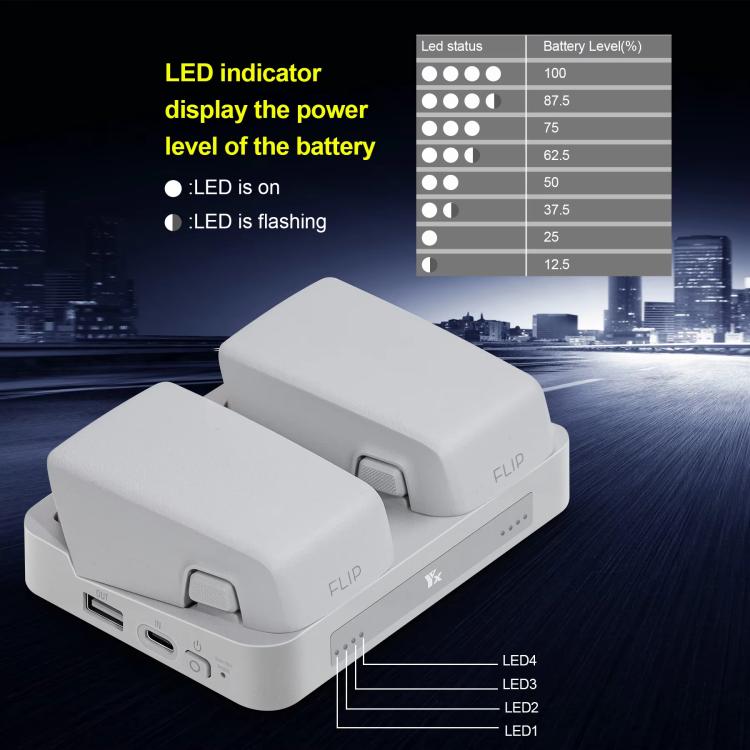 For DJI Flip YX Parallel Charger Hub Bidirectional Battery Management System - Other by YX | Online Shopping UK | buy2fix