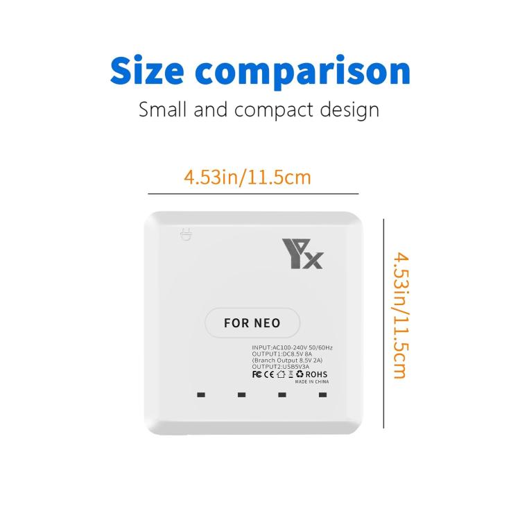 For DJI Neo Drone YX 4-port Battery Charger Charging Hub US Plug - Other by YX | Online Shopping UK | buy2fix