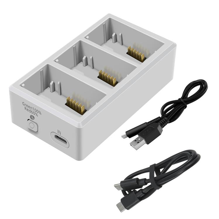 YX 3-Way Battery Charger For DJI Mini 4 Pro/Mini 3/Mini 3 Pro Charging Hub Without Pulg - Other by YX | Online Shopping UK | buy2fix