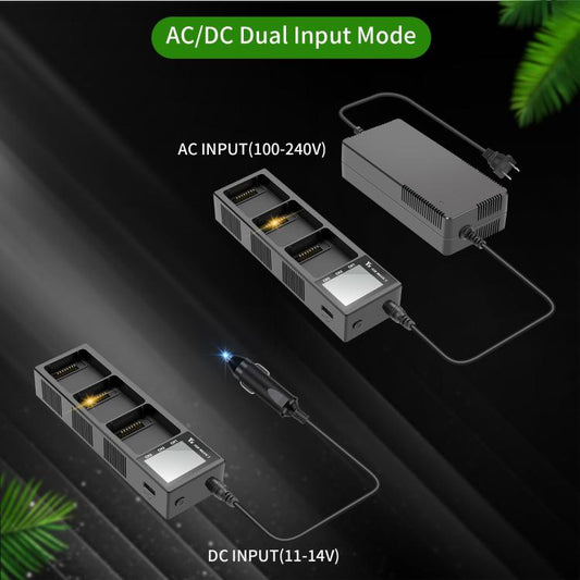 For DJI Mavic 3 YX Battery Charger Discharger Hub 3-in-1 Smart Charging Station With Color Screen AU Plug - Charger by YX | Online Shopping UK | buy2fix