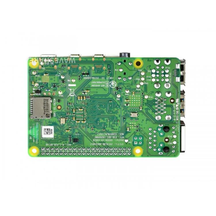 Waveshare For Raspberry Pi 4 Model 4GB BCM2711B0 64-Bit Quad-Core 4K Dual Mini HDMI For DIY, IoT, Python Development - Raspberry Pi Accessories by Waveshare | Online Shopping UK | buy2fix