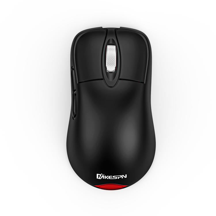 MKESPN Tri-Mode Wireless Gaming Mouse 24000 DPI, 6 RGB Lighting Modes, Rechargeable, Macro Programmable Black - Wireless Mice by MKESPN | Online Shopping UK | buy2fix