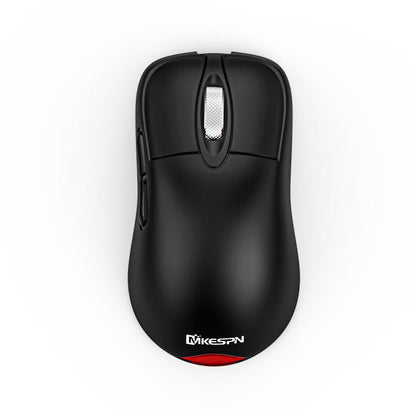 MKESPN Tri-Mode Wireless Gaming Mouse 24000 DPI, 6 RGB Lighting Modes, Rechargeable, Macro Programmable Black - Wireless Mice by MKESPN | Online Shopping UK | buy2fix